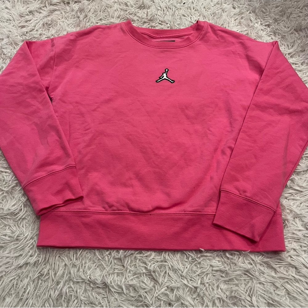 Air Jordan Jumpman Pink Sweatshirt Size L 12-13 yrs